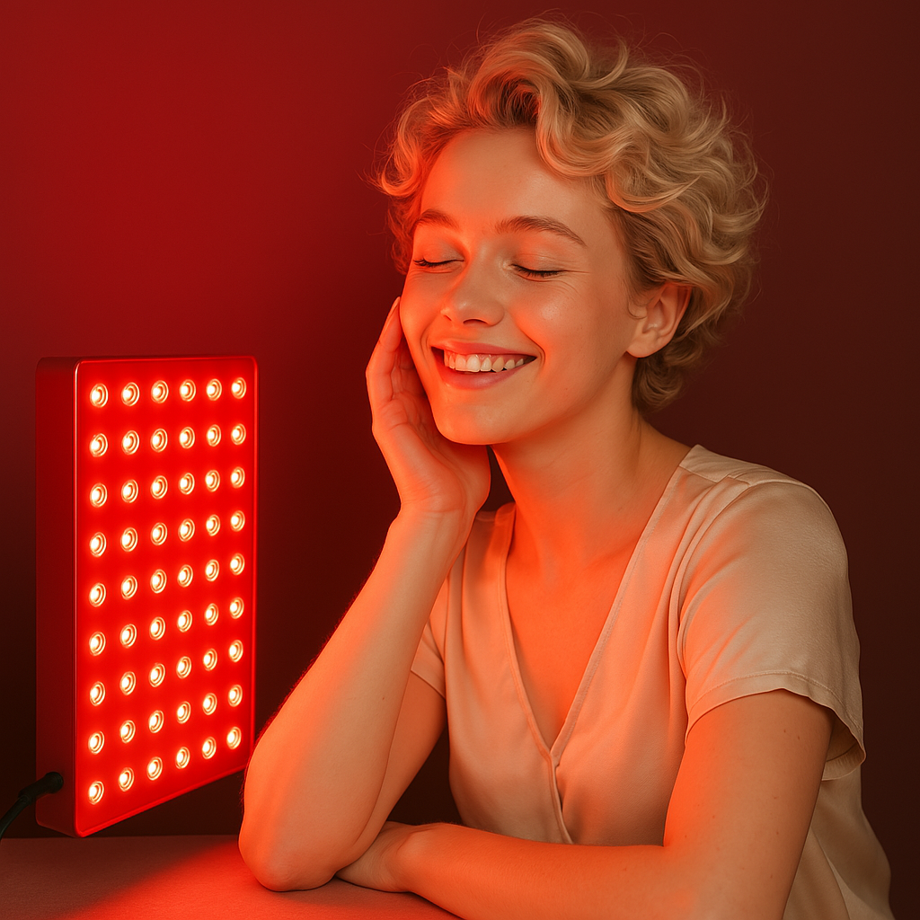 Panel Do Terapii Światłem Czerwonym i Podczerwienią - ORYGINALNY - 225 Podwójnych Diod LED - Biohacking