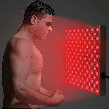 Panel Do Terapii Światłem Czerwonym i Podczerwienią - ORYGINALNY - 225 Podwójnych Diod LED - Biohacking